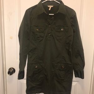 Old Navy M Army Green Jacket Dress